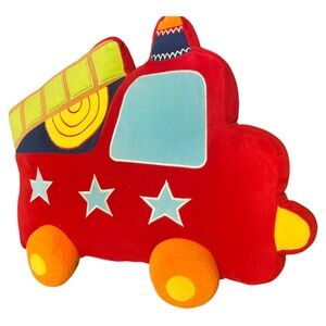 Casa&Ideas Fire Truck Pillow For Kids Room
